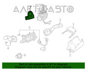 Senzorul unghiului de rotire al Toyota Venza 21-