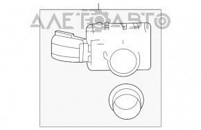 Senzor de parcare frontal intern Toyota Venza 21- Limited, XLE nou OEM original