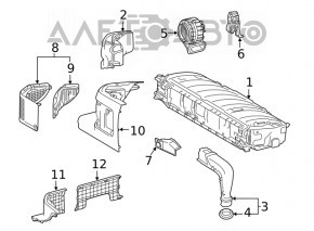 Baterie de acumulator asamblată VVB pentru Toyota Venza 21-260W