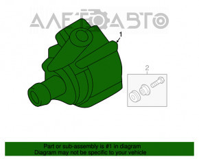 Pompă suplimentară de răcire pentru Audi A6 C7 16-18