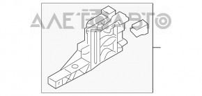 Suport far stânga sus Audi A6 C7 16-18 nou OEM original