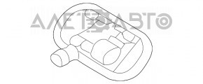 Injectorul de spălare a parbrizului dreapta Audi A6 C7 12-18 nou OEM original