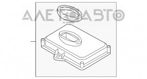 Modulul de aprindere Audi A6 C7 12-15 pre-restilizare xenon adaptiv.