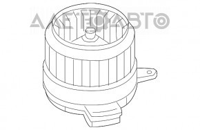 Motor ventilator incalzire Audi A6 C7 12-18 nou original OEM