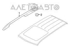 Balustradă longitudinală stânga Subaru Forester 14-18 SJ