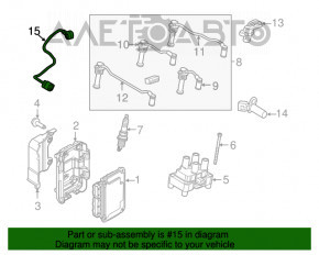 Senzor de detonare Ford Fusion mk5 13-20 1.5T, 1.6T, 2.0T, 2.5