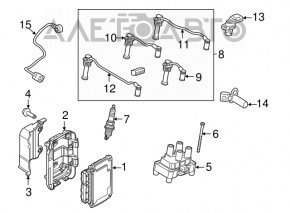 Senzor de detonare Ford Fusion mk5 13-20 1.5T, 1.6T, 2.0T, 2.5