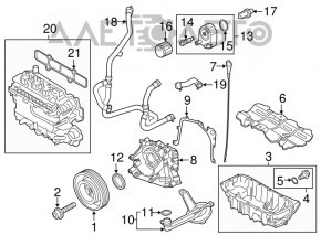 Senzor de presiune a uleiului Ford Fusion mk5 13-20 1.5T