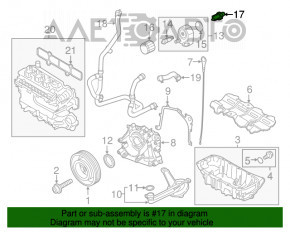 Senzor de presiune a uleiului Ford Fusion mk5 13-20 1.5T nou OEM original