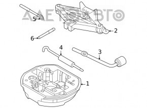 Домкрат Hyundai Kona 18-23