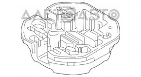 Spumă de polistiren sub instrumentul Hyundai Kona 18-23