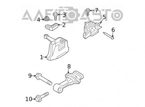 Suport motor dreapta Hyundai Kona 18-23 2.0 nou original OEM