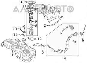 Pompă de combustibil, pompă de benzină Hyundai Kona 18-23 2.0