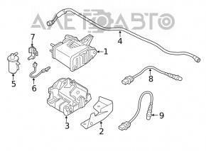 Supapa de ventilatie rezervor de combustibil Hyundai Kona 18-23 1.6, 2.0 nou original OEM