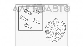 Rulment roată față stânga Hyundai Kona 18-23 1.6, 2.0