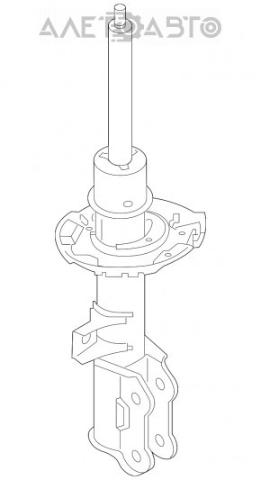 Амортизатор передний левый Hyundai Kona 18-23 1.6, 2.0 FWD