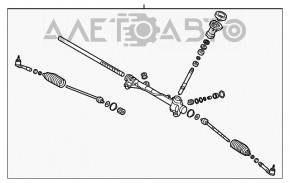 Bară de direcție Hyundai Kona 18-23 1.6, 2.0