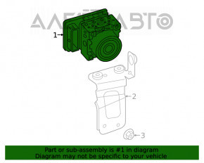 ABS Hyundai Kona 18-23 1.6, 2.0 sub radar