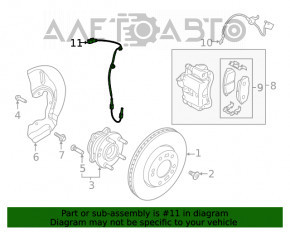 Senzor ABS frontal stânga Hyundai Kona 18-23