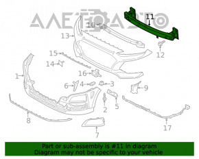 Amplificatorul de bara fata Hyundai Kona 18-21 1.6, 2.0