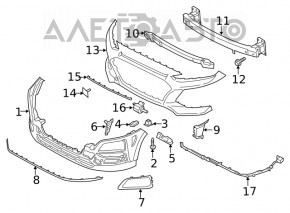 Amplificatorul de bara fata Hyundai Kona 18-21 1.6, 2.0