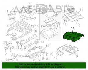 Scaunul șoferului Audi Q5 80A 18- cu AIRBAG, piele, negru, electric, cu încălzire, zdrobit, crăpaturi