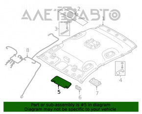 Capota dreapta Hyundai Kona 18-23 fara plafon panoramic, culisanta, gri