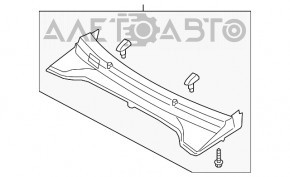 Grila stergator plastic Hyundai Kona 18-21 nou original OEM