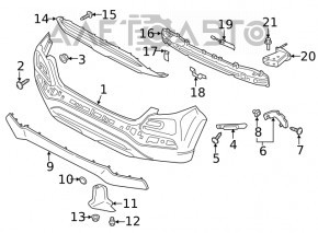 Amplificatorul de bara spate Hyundai Kona 18-21 1.6, 2.0 FWD SUA