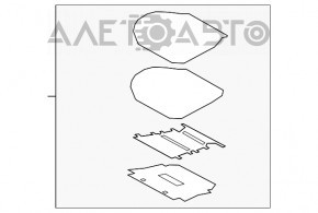 Scaun șofer Hyundai Kona 18-23 fără AIRBAG, fără încălzire, mecanic, material textil, negru cu gri, pentru curățare chimică, ars.