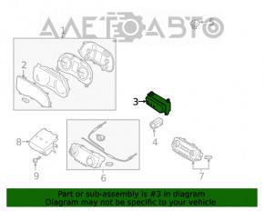 Блок кнопок передней панели Hyundai Kona 18-21 без BSM