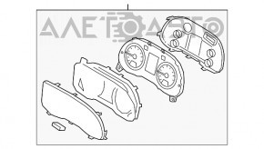 Panoul de instrumente Hyundai Kona 19 2.0 96k, zgârieturi