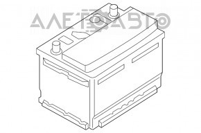 Baterie auto 12V FORD MUSTANG MK6 15- 61Ah 600A Euro +- Invers nou neoriginal EXIDE