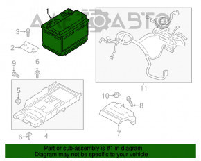 Baterie auto 12V FORD MUSTANG MK6 15- 61Ah 600A Euro +- Invers nou neoriginal EXIDE