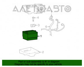 АКБ 12в CHEVROLET MALIBU 16- 65Ah 640A Euro +-Обратная новый неоригинал EXIDE