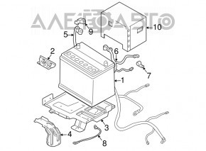 Baterie auto 12V KIA FORTE 14-18 68Ah 650A Euro +- Inversa noua neoriginala EXIDE