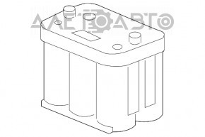 АКБ 12в LEXUS IS 250/350 06-13 75Ah 630A Asia +-Прямая новый неоригинал EXIDE