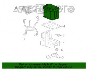 Baterie auto 12V JEEP PATRIOT 11-17 75Ah 630A Asia +-Direct nou neoriginal EXIDE