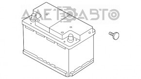 Baterie auto 12V CHRYSLER 200 15-17 77Ah 780A Euro +- invers nou neoriginal EXIDE