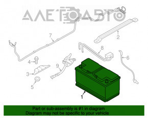 Baterie auto 12V BMW 3 F30 12-18 Hybrid 44Ah 400A Euro +- Inversa noua neoriginala EXIDE