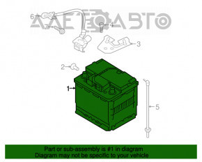 Baterie auto 12V Kia Niro 17-22 HEV, PHEV 50Ah 450A Euro +- Revers nou neoriginal EXIDE