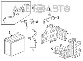 Baterie auto 12V KIA OPTIMA 11-15 Hybrid 60Ah 480A Asia +- Revers nou neoriginal EXIDE