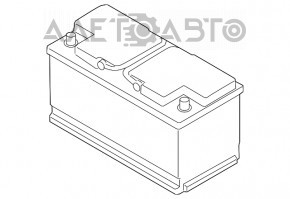 Baterie auto 12V MERCEDES W117 CLA 14-19 80Ah 730A Euro AGM +- Inversă nouă neoriginală EXIDE