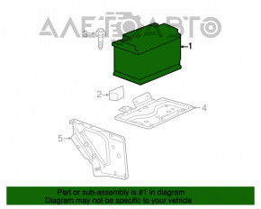 Baterie auto 12V CADILLAC ATS 13- Start-Stop 82Ah 800A Euro AGM +- Inversa EXIDE