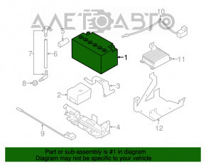 АКБ 12в MERCEDES W211 E 02-09 95Ah 850A Euro AGM +-Обратная новый неоригинал EXIDE