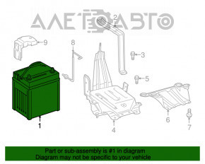 Baterie auto 12V TOYOTA CAMRY V55 15-17 Hibrid 55Ah 540A Euro AGM +-Inversa noua neoriginala EXIDE