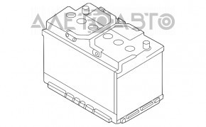 Baterie auto 12V HYUNDAI TUCSON 16-20 60Ah 640A Euro AGM +-Inversă nouă neoriginală EXIDE