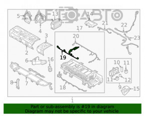 Conectarea modulului de control al blocului motorului Kia Niro 17-19 HEV