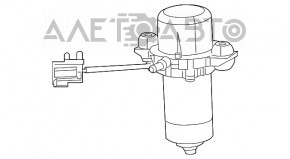 Вакуумная помпа ГТЦ Jeep Cherokee KL 18-22 2.0T