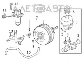 Pompa de vid GTZ pentru Jeep Cherokee KL 18-22 2.0T